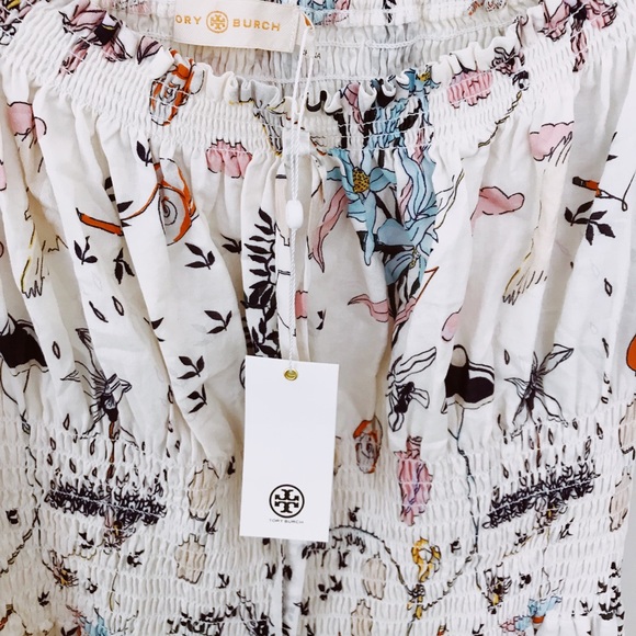 Tory Burch Poetry of Things Midi Dress - Picture 7 of 8